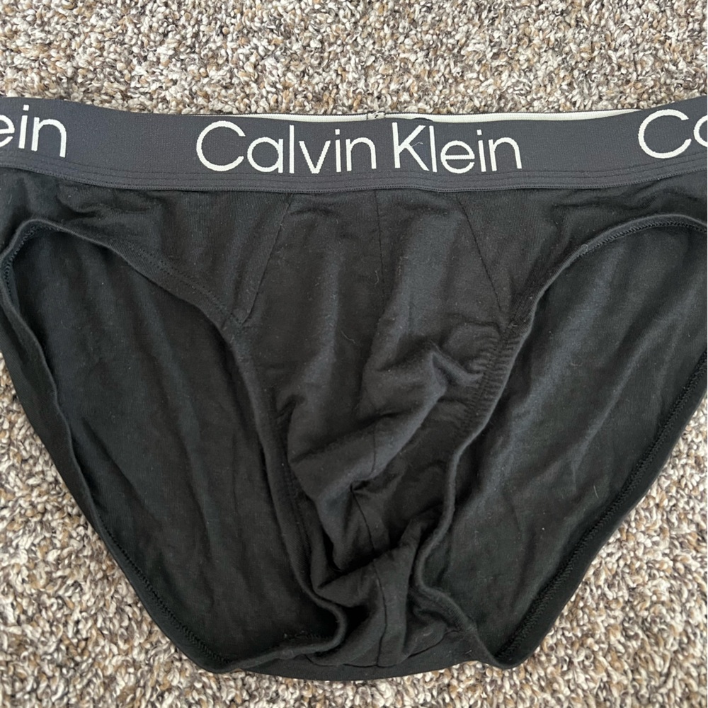 Calvin Klein Black Underwear with Logo Waistband